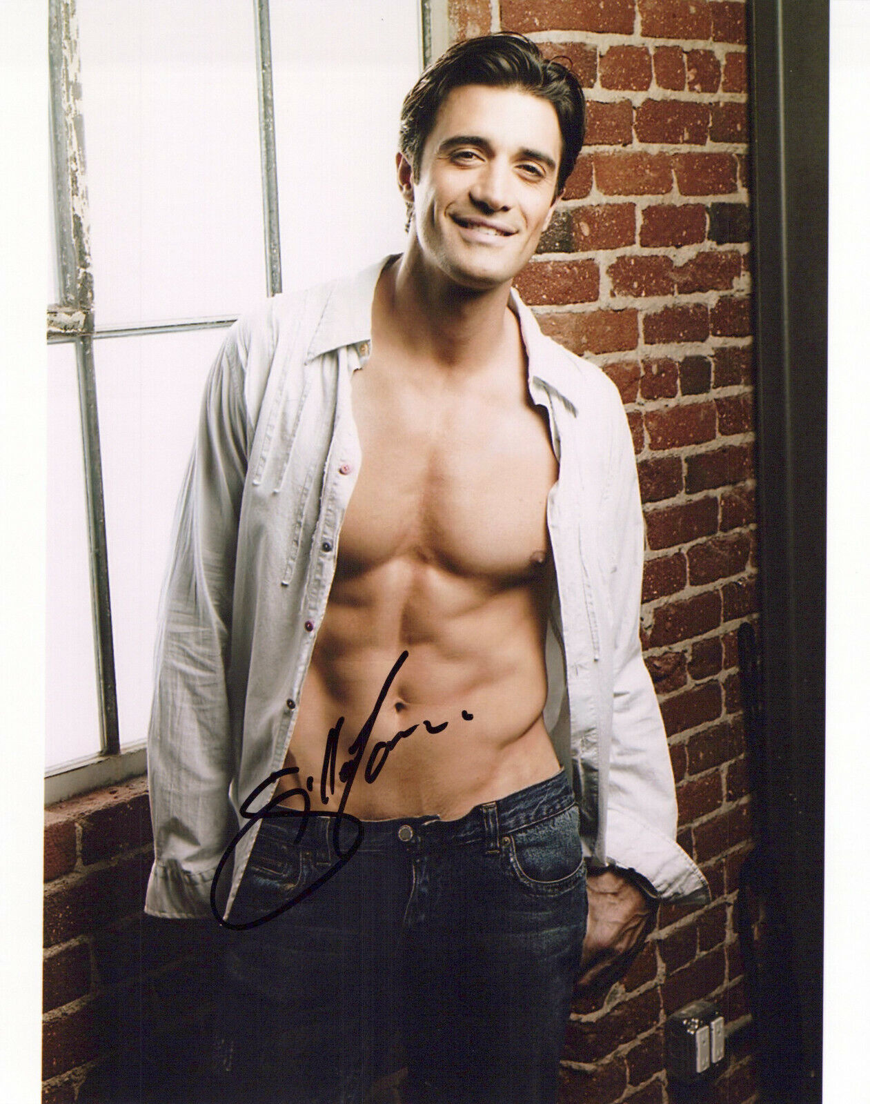 Gilles Marini head shot autographed Photo Poster painting signed 8x10 #6