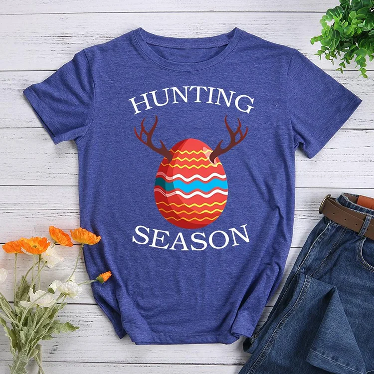 Hunting Season  Round Neck T-shirt-0025138