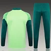 2024/2025 Palmeiras Half-Pull Training Suit Green Football Shirt 1:1 Thai Quality