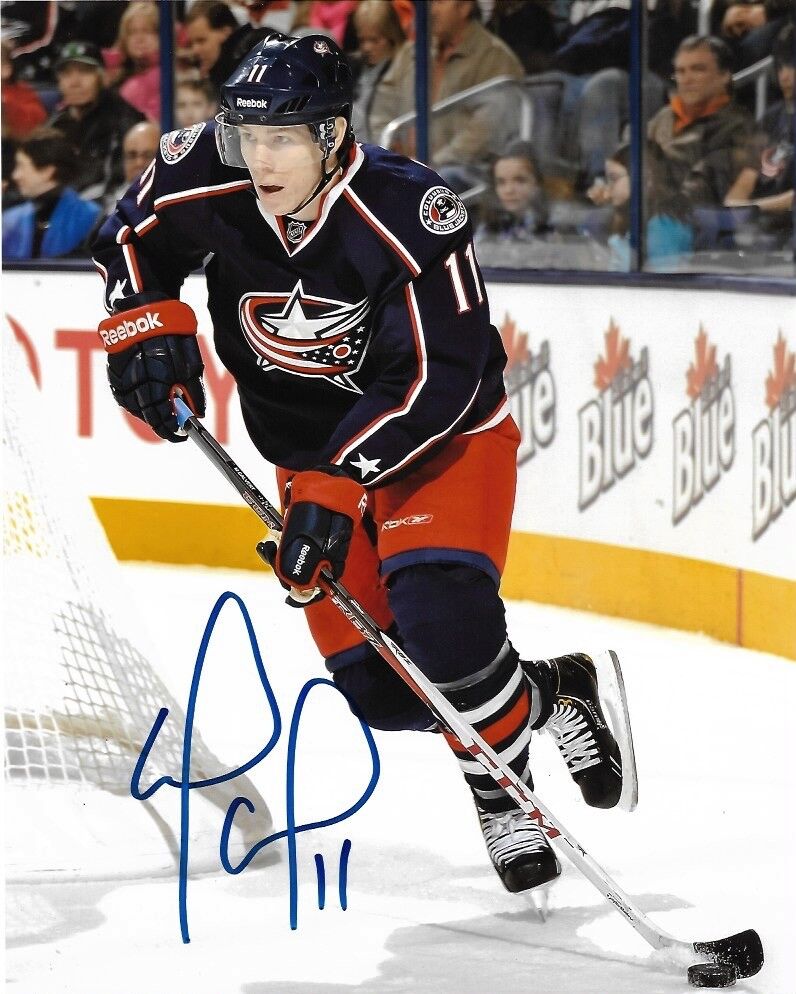 Columbus Blue Jackets Matt Calvert Signed Autographed 8x10 Photo Poster painting COA #2