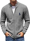 Warm Men's Zip Cardigan