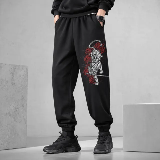 Techwear Red Oni Jogger Pants