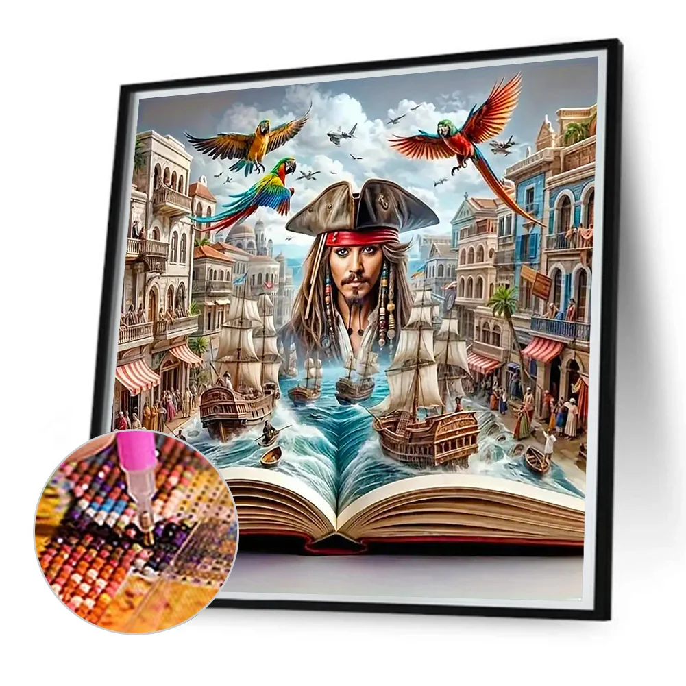 Diamond Painting - Full Round Drill - Pirates of the Caribbean(Canvas|50*50cm)