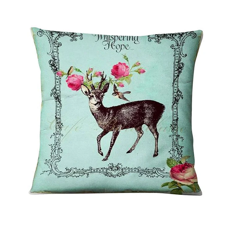 Linen Pillow Case  - Baroque 45*45cm