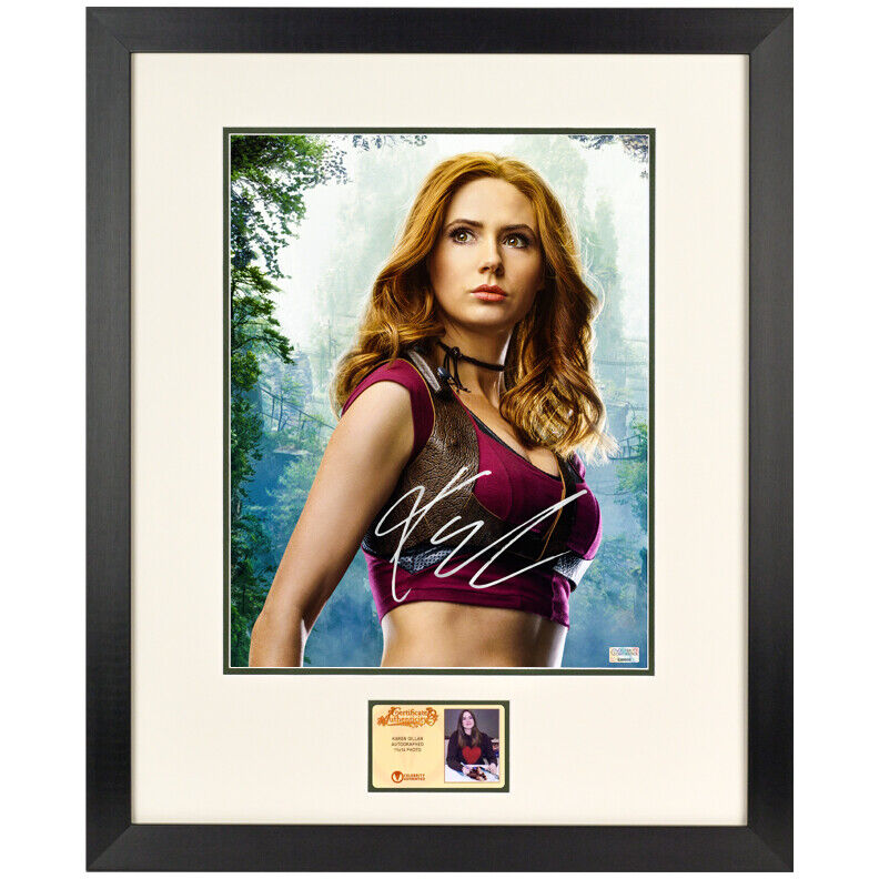 Karen Gillan Autographed 2019 Jumanji The Next Level Ruby 11x14 Framed Photo Poster painting