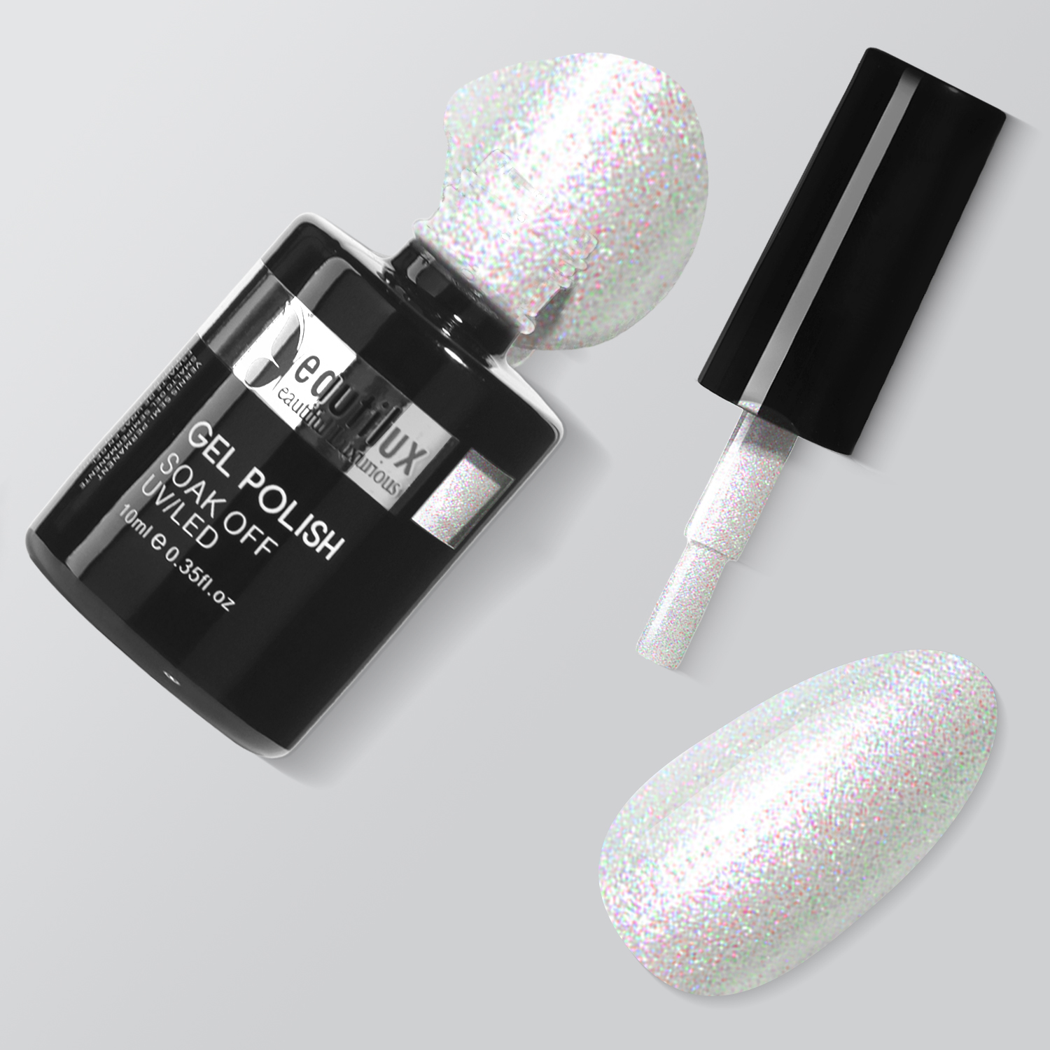 HEMA& TPO Free Nail Gel Polish Color 10ml Winter Collection-Cristal