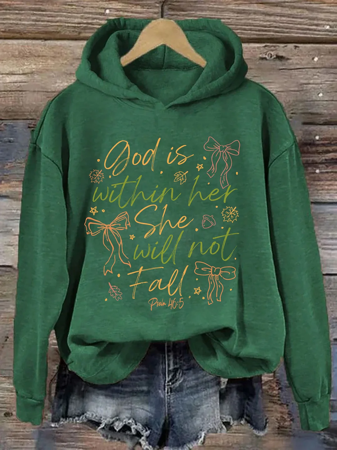 God Is Within Her She Will Not Fall Hoodie