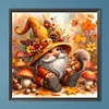Diamond Painting-DIY Full Round Drill Autumn Gnome(40*40 CM)