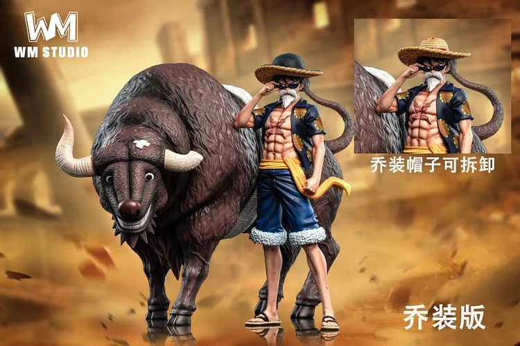 WM Studio - One Piece Arena Monkey D. Luffy & Fighting Bull Statue(GK)-