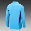 2022 Argentina Half-Pull Training Suit Sky Blue Football Shirt 1:1 Thai Quality Set