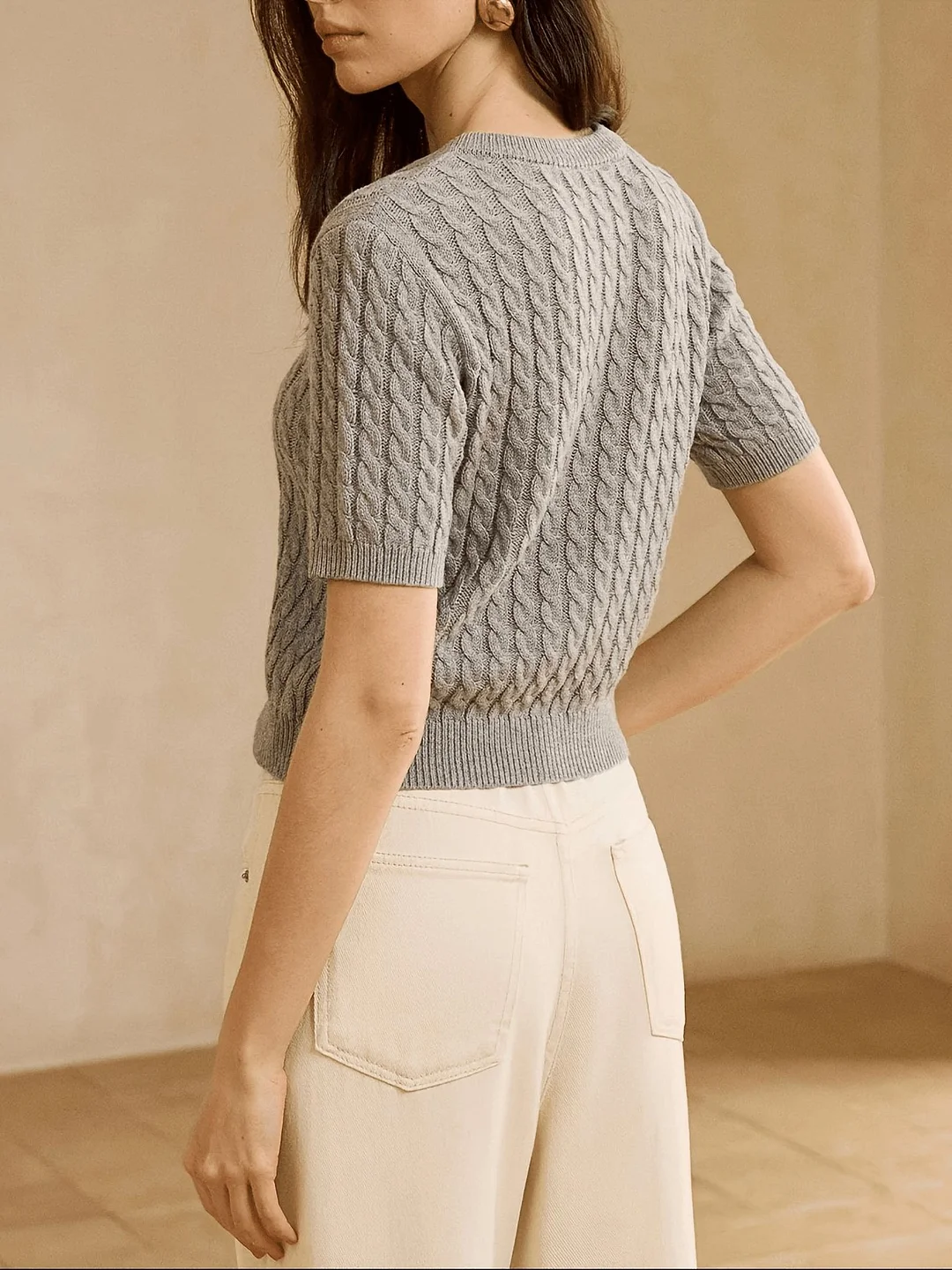 Nigikala Nigikala Buckle Temperament Commuter Knitted Knitted Shirt For Women's Autumn And Winter Knitted Cardigan