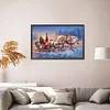 Diamond Painting-DIY Full Round Drill Santa Sleigh（60*40cm）