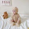 Baby Furry One-piece Pajamas Children's Winter Home Clothes