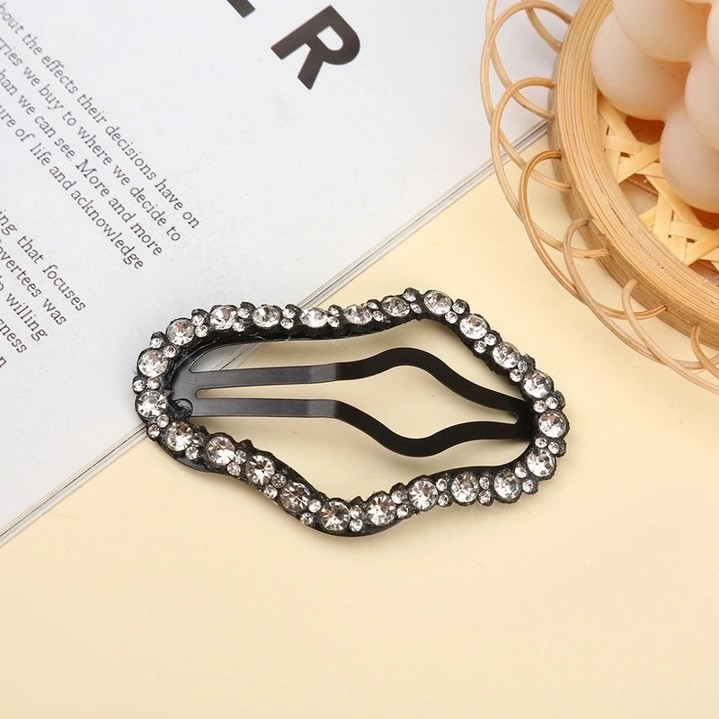 Women’s Minimalist Clouds Alloy Inlay Rhinestones Hair Clip