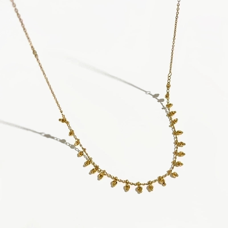 Basic Classic Style Geometric 304 Stainless Steel 18K Gold Plated Plating Necklace