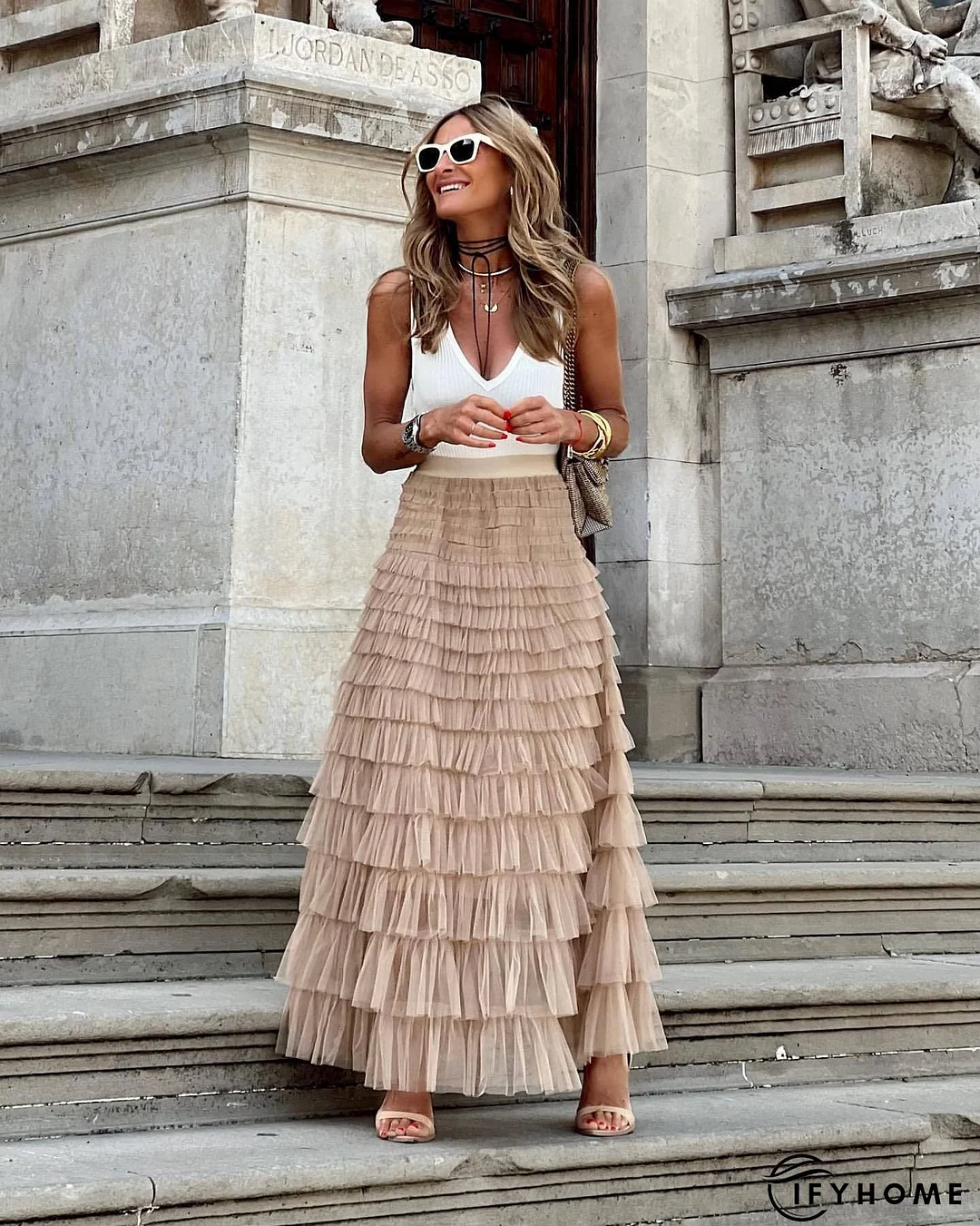 Fashionable and Minimalist winter Skirt | IFYHOME