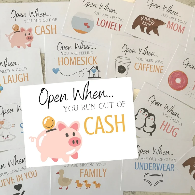 Open When Envelopes - tree - Codlins