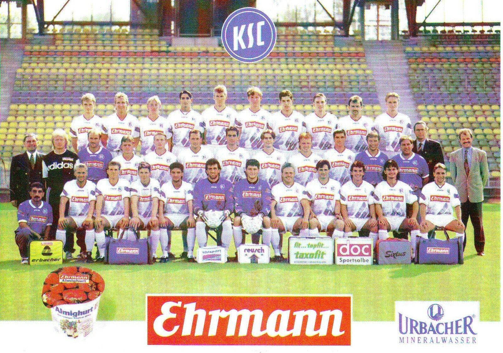 Karlsruher SC Team Photo Poster painting (10x15 cm)