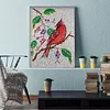 >SALE<5D Special Shaped Crystal Red bird DIY Full Drill Diamond Painting