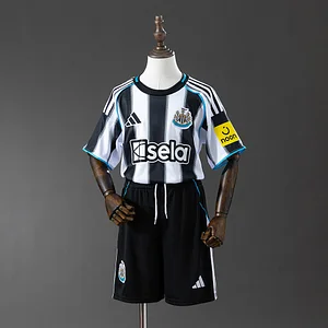 2025/2026 Newcastle United Home Football Jersey  Shirt 1:1 Thai Quality Kids Size