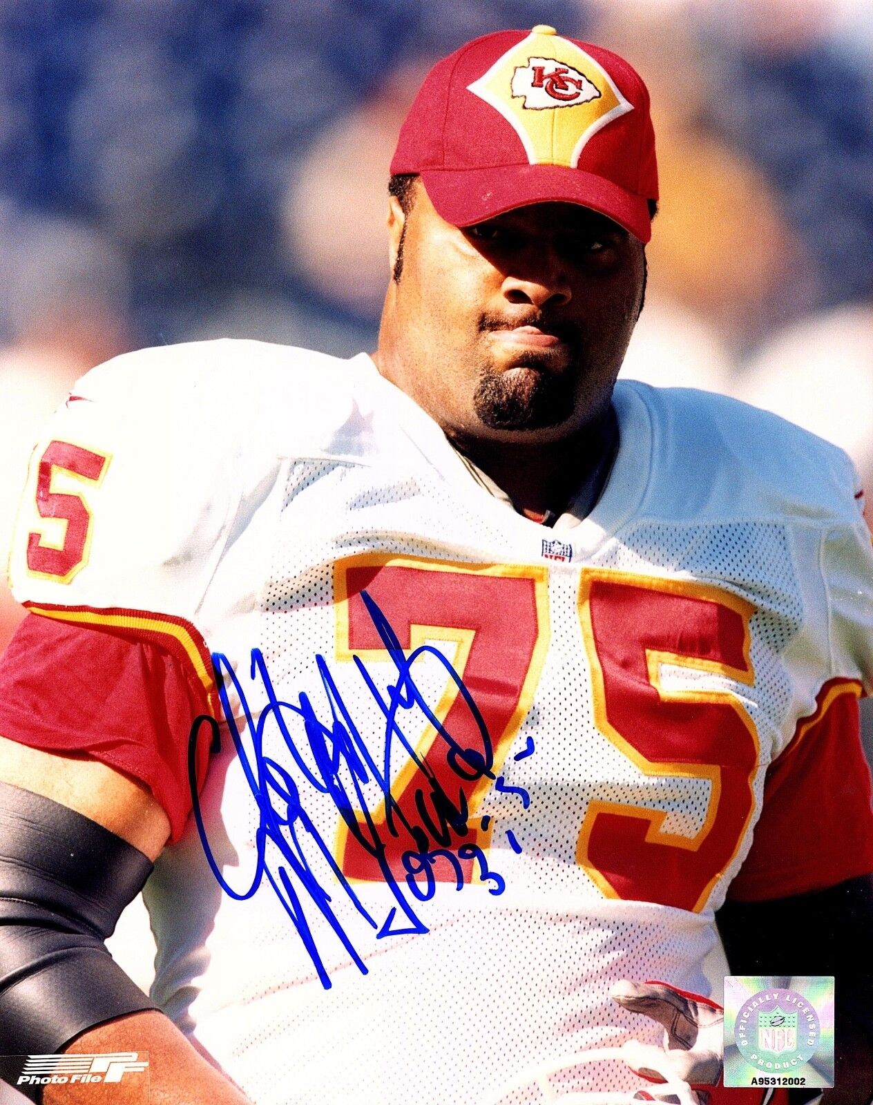 CHESTER McGLOCKTON AUTOGRAPHED HAND SIGNED KANSAS CITY CHIEFS 8X10 Photo Poster painting w/COA