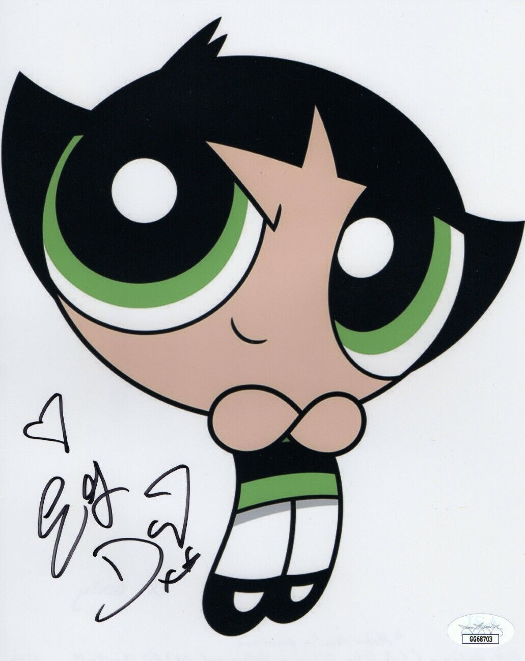 E.G. Daily Signed Autographed 8X10 Photo Poster painting Powerpuff Girls JSA GG68703