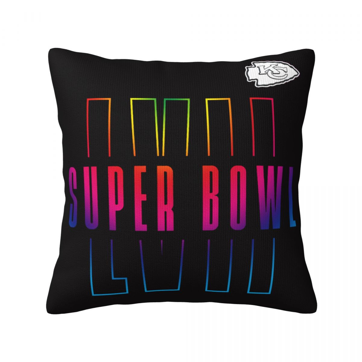 Kansas City Chiefs Super Bowl LVII Open Sky Throw Pillow Covers 18x18