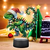 Acryl Weihnachten Dinosaurier doppelseitig - 5d DIY Bastellampe