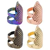 Cross-Stitch Tools Retro Adjustable Thimble Non-Slip Hand Sewing Thimble Ring
