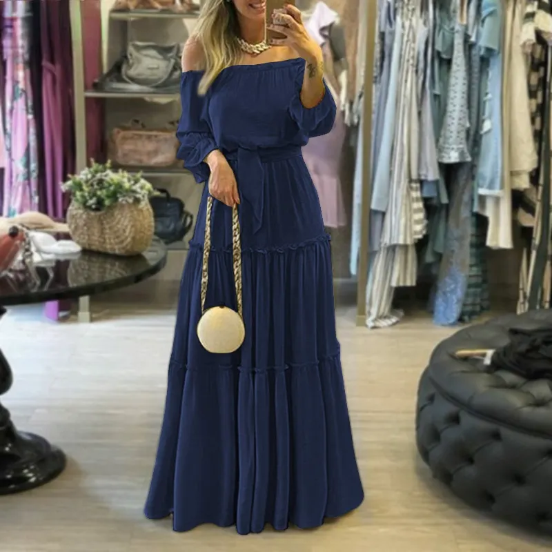 Womens Bohemian Long Maxi Dress