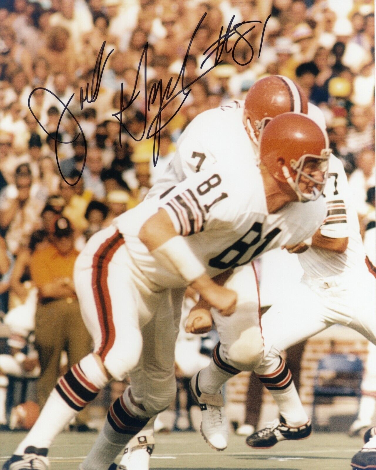 Jack Gregory #3 8x10 Signed w/ COA Cleveland Browns