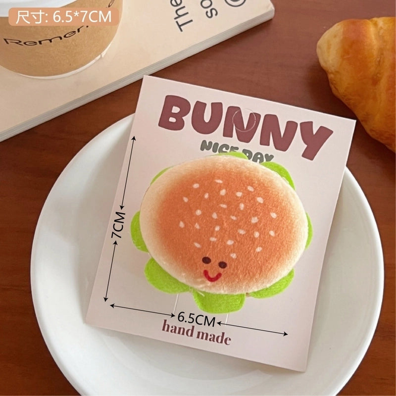 Cute Potatoes Tomato Plush Bag Pendant Hair Clip