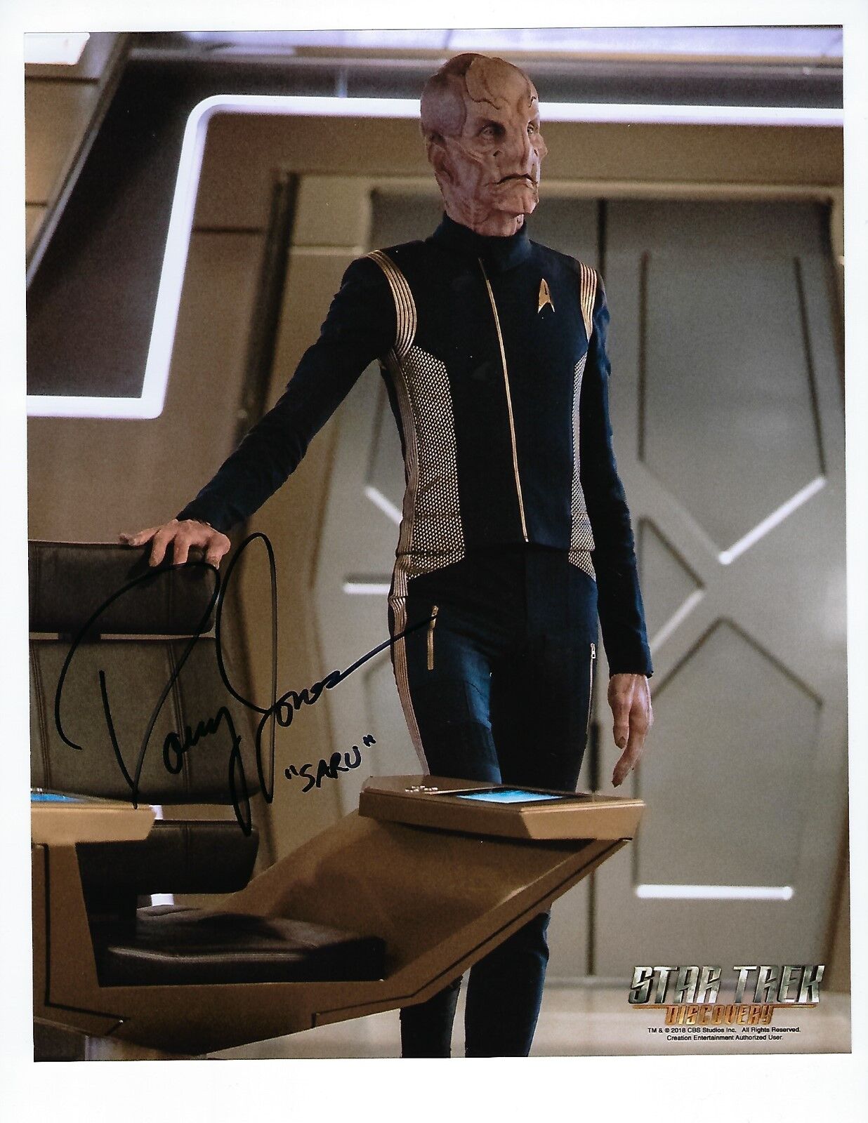 Doug Jones - Star Trek Discovery signed Photo Poster painting