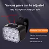 LED Bicycle Front Light USB Rechargeable Cycling Headlight Waterproof Rear Light