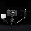  Mini Tripod Metal Smartphone Tripod Cold Shoe Pan/Tilt Camera Tripod Camera Stand Desktop Selfie Tripod