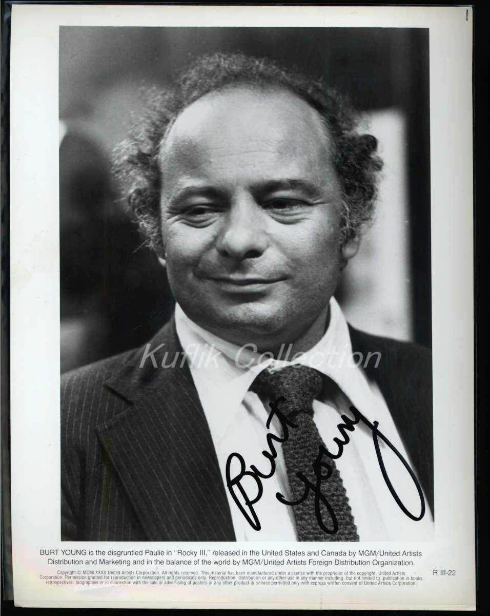 Burt Young - Signed Autograph Movie Still - Rocky III 3