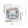 5D DIY Full Round Drill Diamond Painting Shining Bear Kit Home Decor 30x30cm