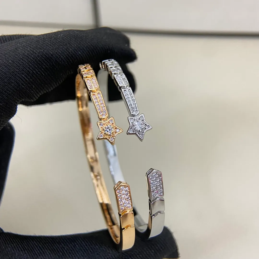 Chanel Star Cuff Bangle Bracelet