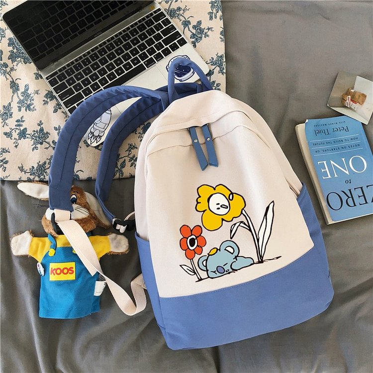 BT21 Cute Flower Series Backpack