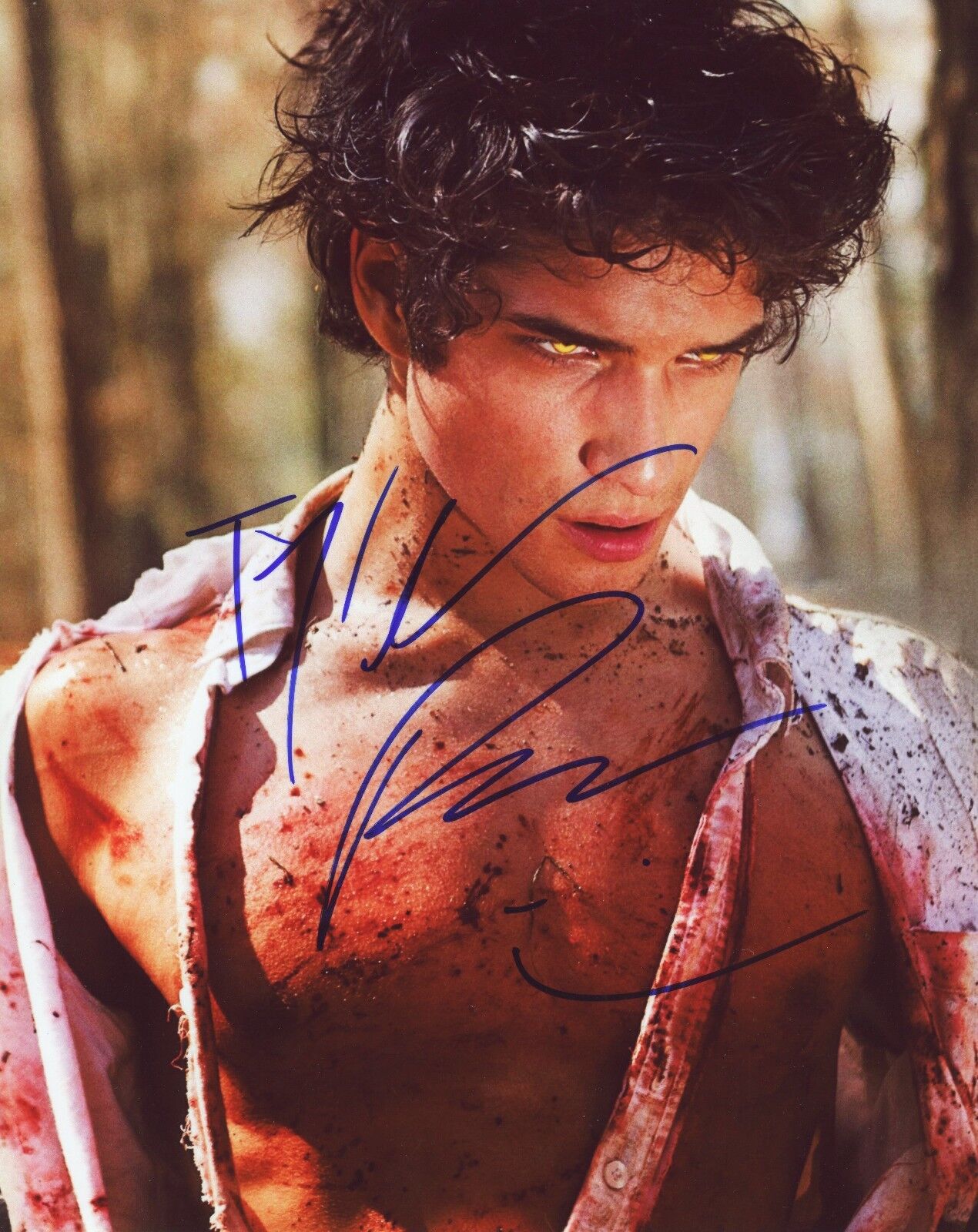 TYLER POSEY Authentic Hand-Signed TEEN WOLF