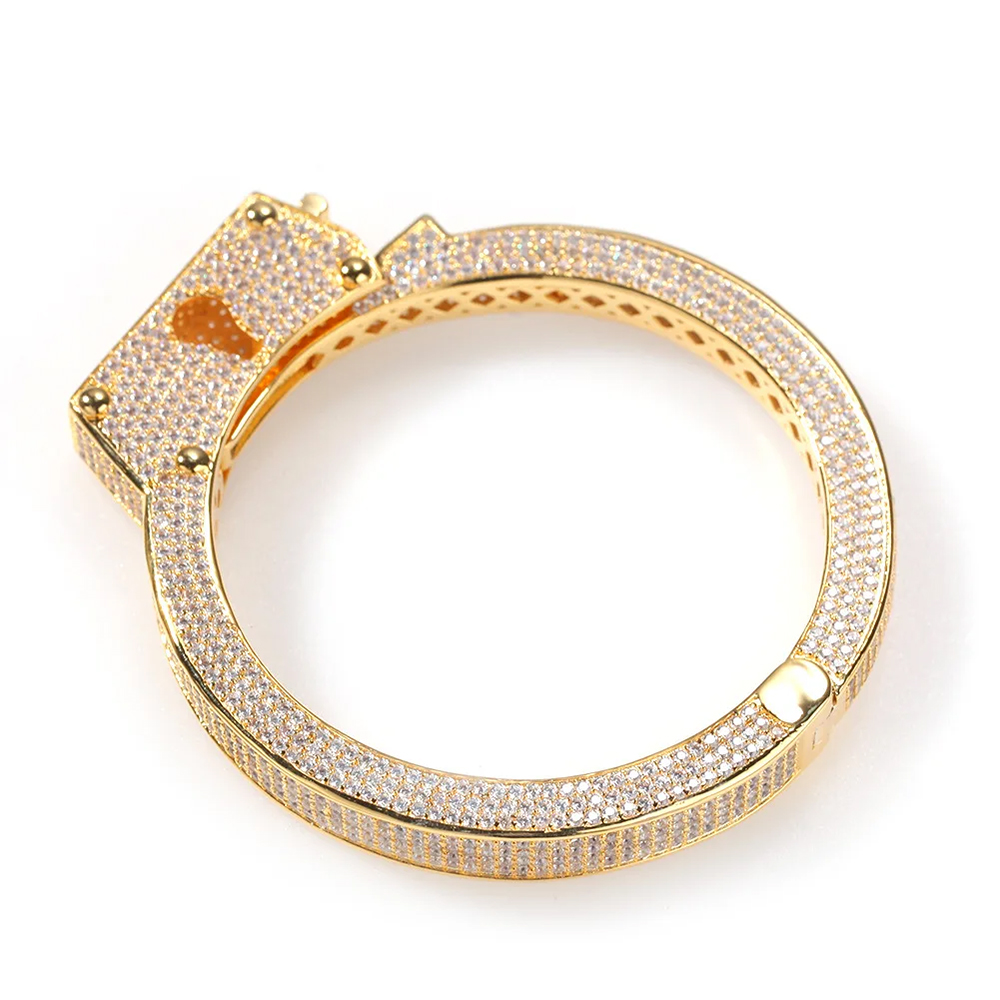 14MM Handcuff Iced out Zircon Bracelets