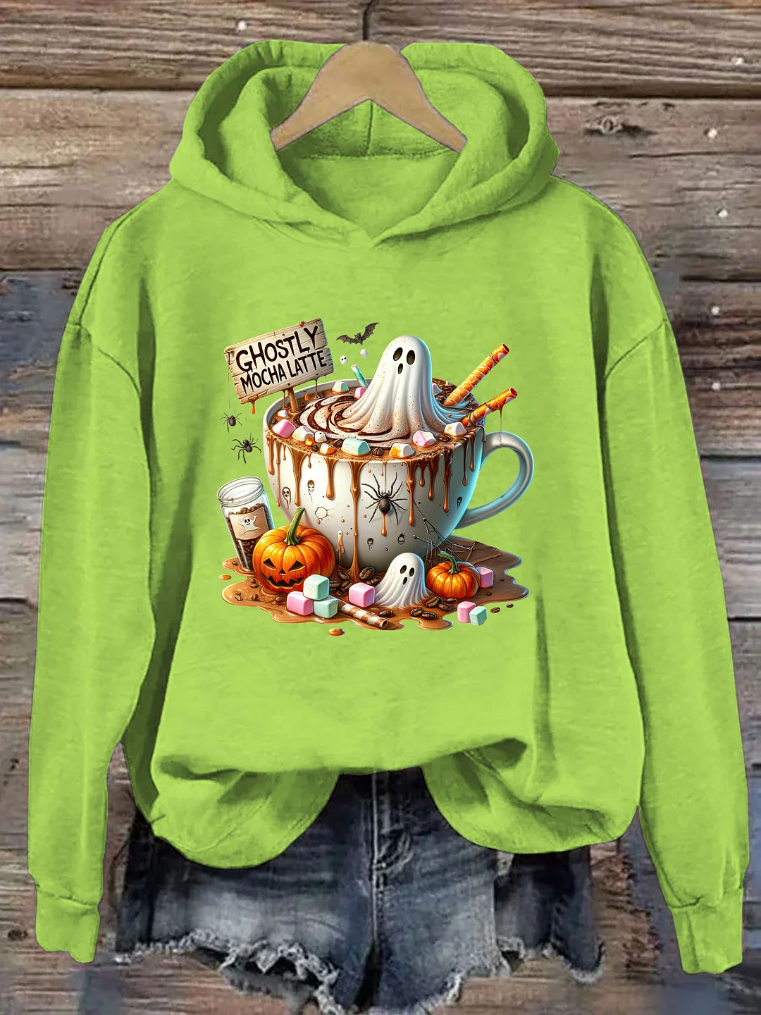 Halloween Coffee Clipart Hoodie