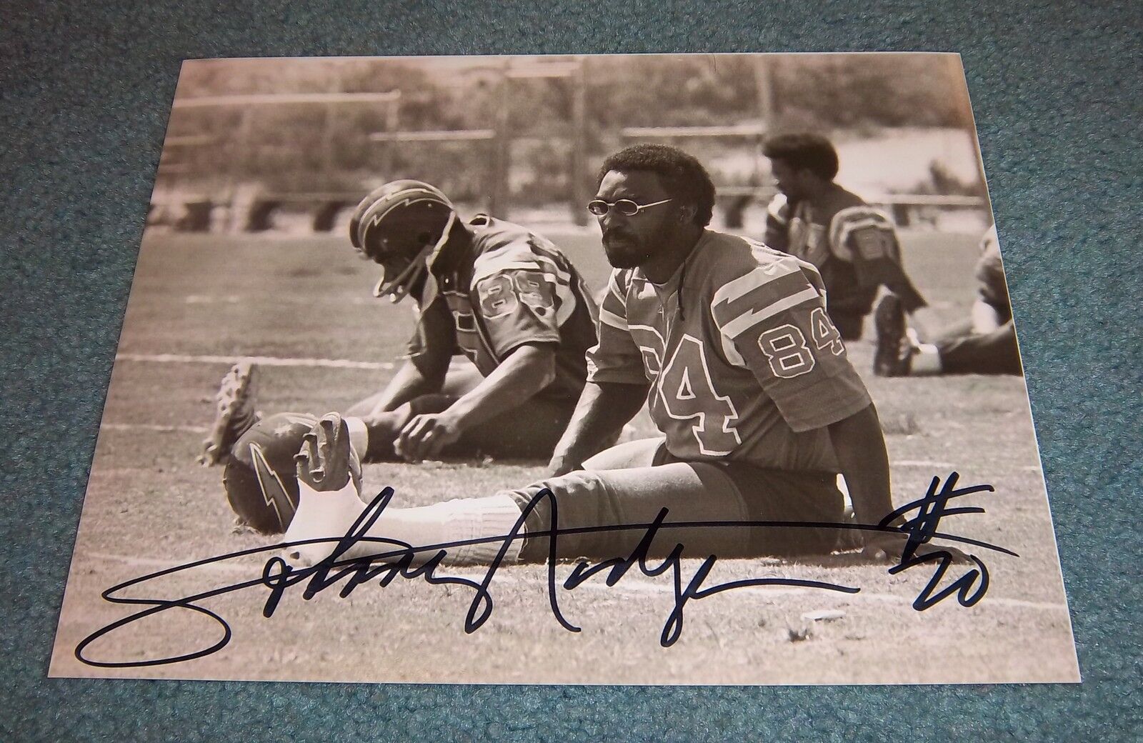 San Diego Chargers Johnny Rodgers Signed Autographed Photo Poster painting Nebraska Heisman C