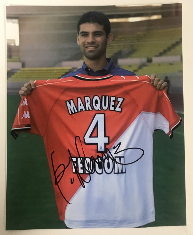 Rafael Marquez Signed Autographed Glossy 8x10 Photo Poster painting - COA Matching Holograms