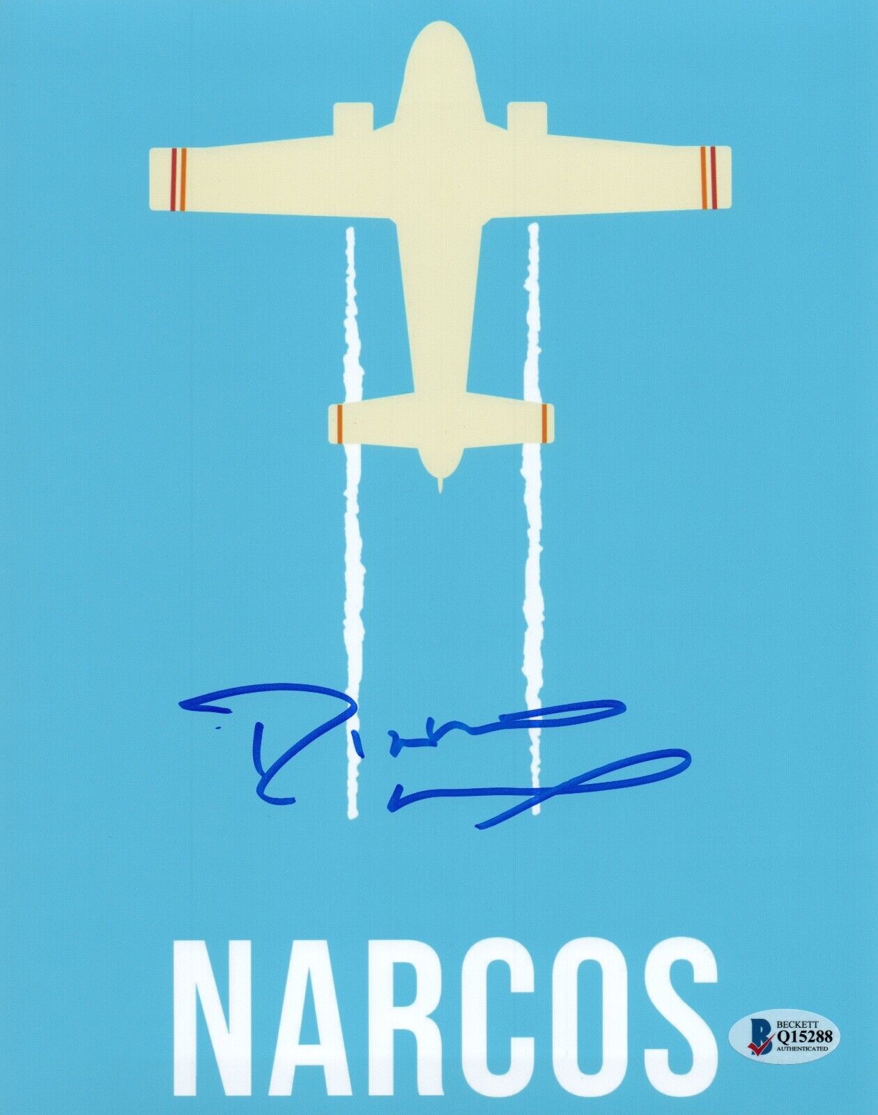 Diego Luna Signed Autograph 8x10 Photo Poster painting NARCOS Beckett BAS COA