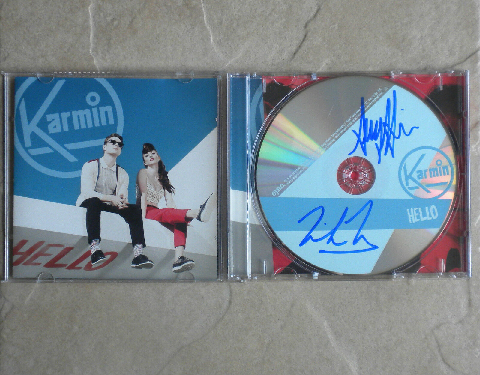 KARMIN 'BROKENHEARTED' NICK NOONAN AMY HEIDEMANN SIGNED CD 2 *PROOF