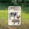 Country Market - Metal Tin Signs(8*12Inch/12*16Inch) - Animal