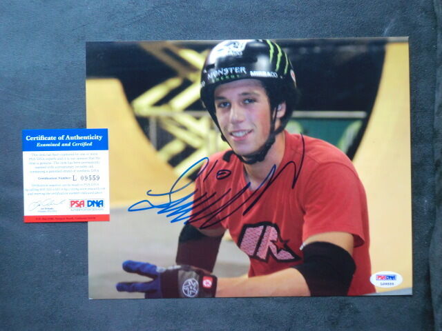 Mike Spinner Hot! signed BMX X-Games 8x10 Photo Poster painting PSA/DNA