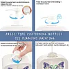2 pi&egrave;ces de bouteille papillon Diamond Art Pump, distributeur vide rechargeable avec pompe, distributeur liquide de vaisselle pour savon &agrave; mains, lotion pour mains, shampooing et apr&egrave;s-shampoing, id&eacute;al pour l&rsquo;&eacute;vier de la salle de bain, cuisine
