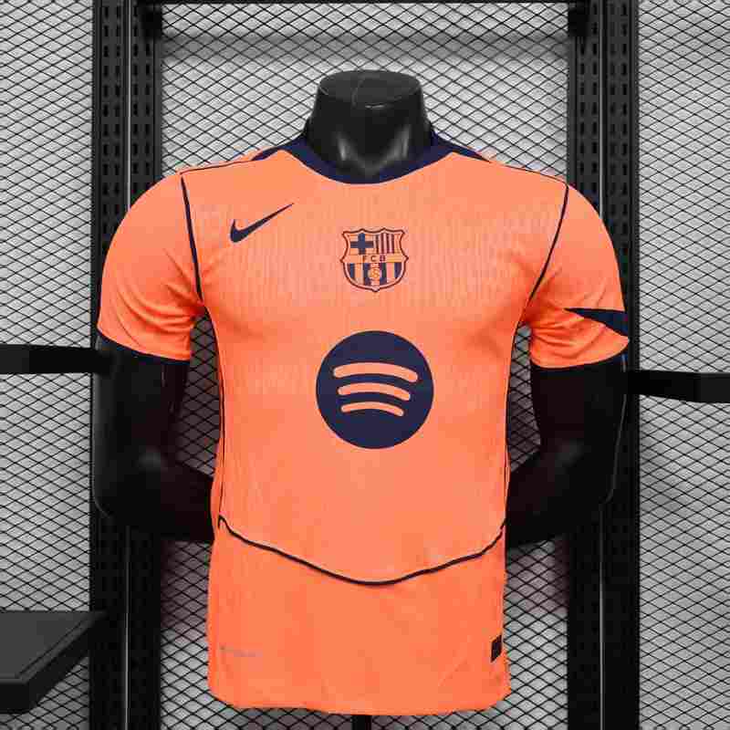 25/26 Player Barcelona Orange Special Edition Soccer Jersey